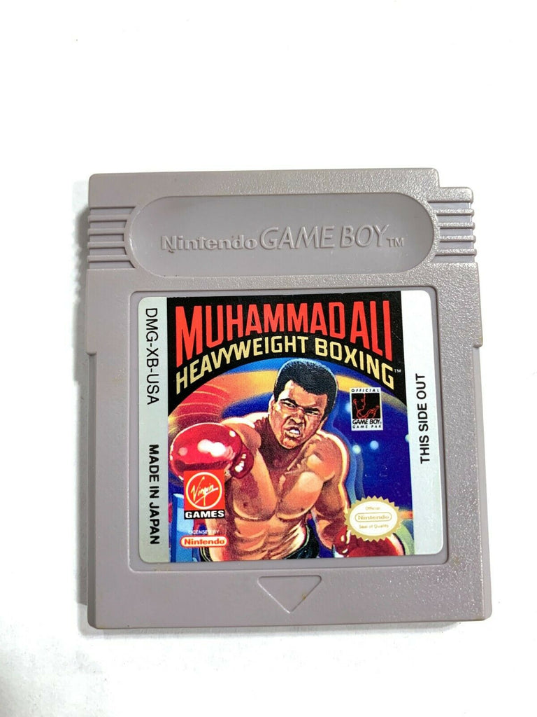RARE! Muhammad Ali Heavyweight Boxing ORIGINAL NINTENDO GAMEBOY Tested WORKING
