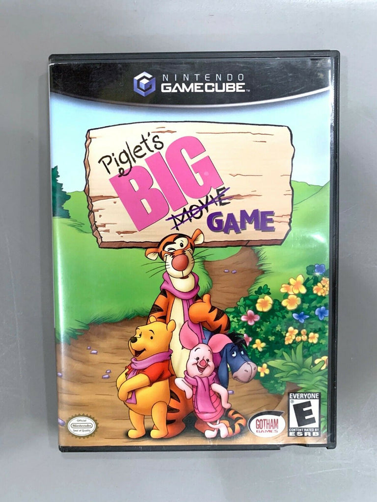 Piglet's Big Game NINTENDO GAMECUBE Game COMPLETE CIB Tested + Working!