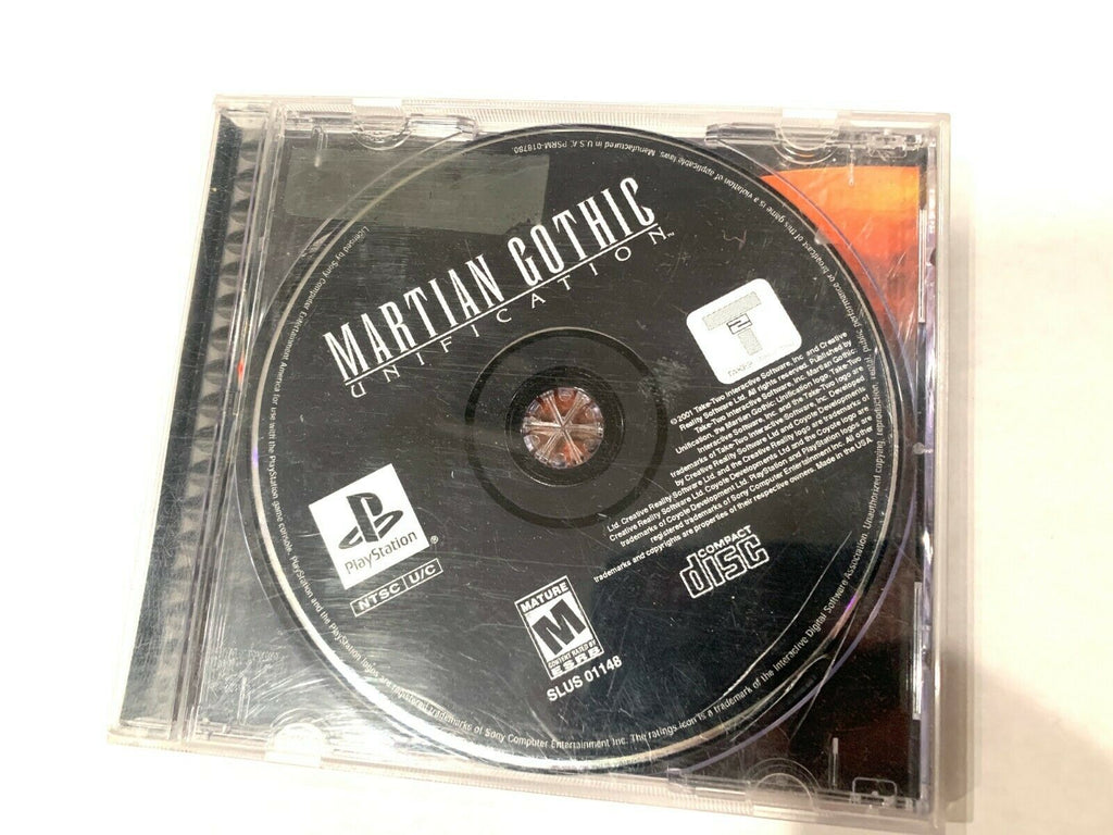 Martian Gothic Unification SONY PLAYSTATION 1 PS1 Game Tested + Working!