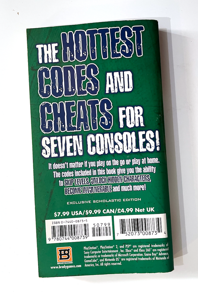 Secret Codes for Consoles and Handhelds 2007 by Brady Games OOP