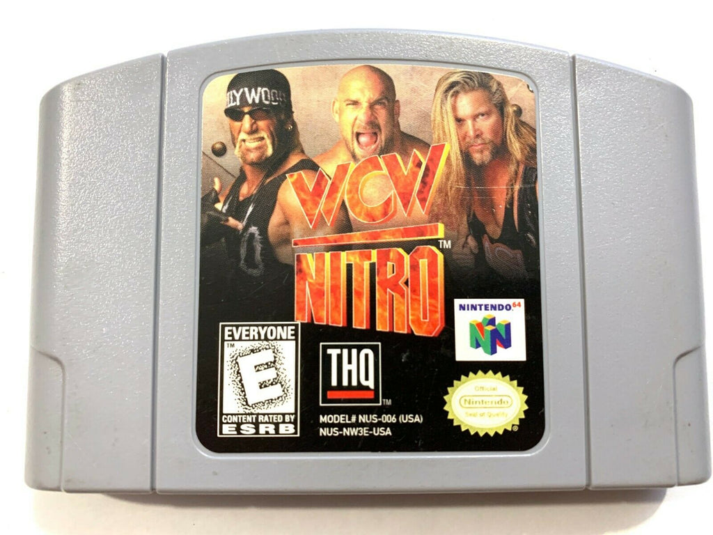 WCW Nitro - Nintendo 64 N64 Game TESTED + Working & Authentic!