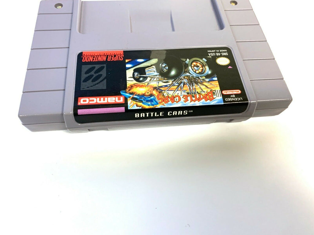 Battle Cars SUPER NINTENDO SNES GAME Tested + Working & Authentic! VGC!