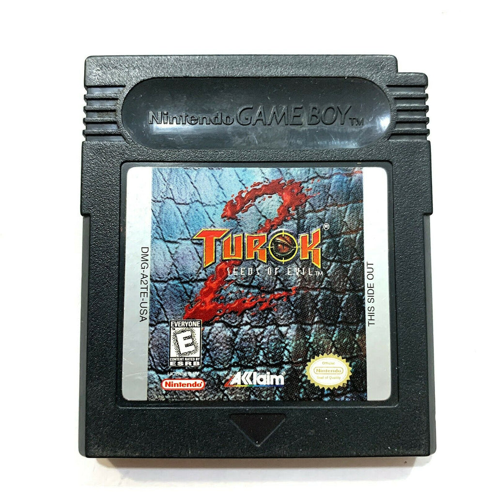Turok 2 Seeds Of Evil - Nintendo GameBoy Color Game - Tested - Working!