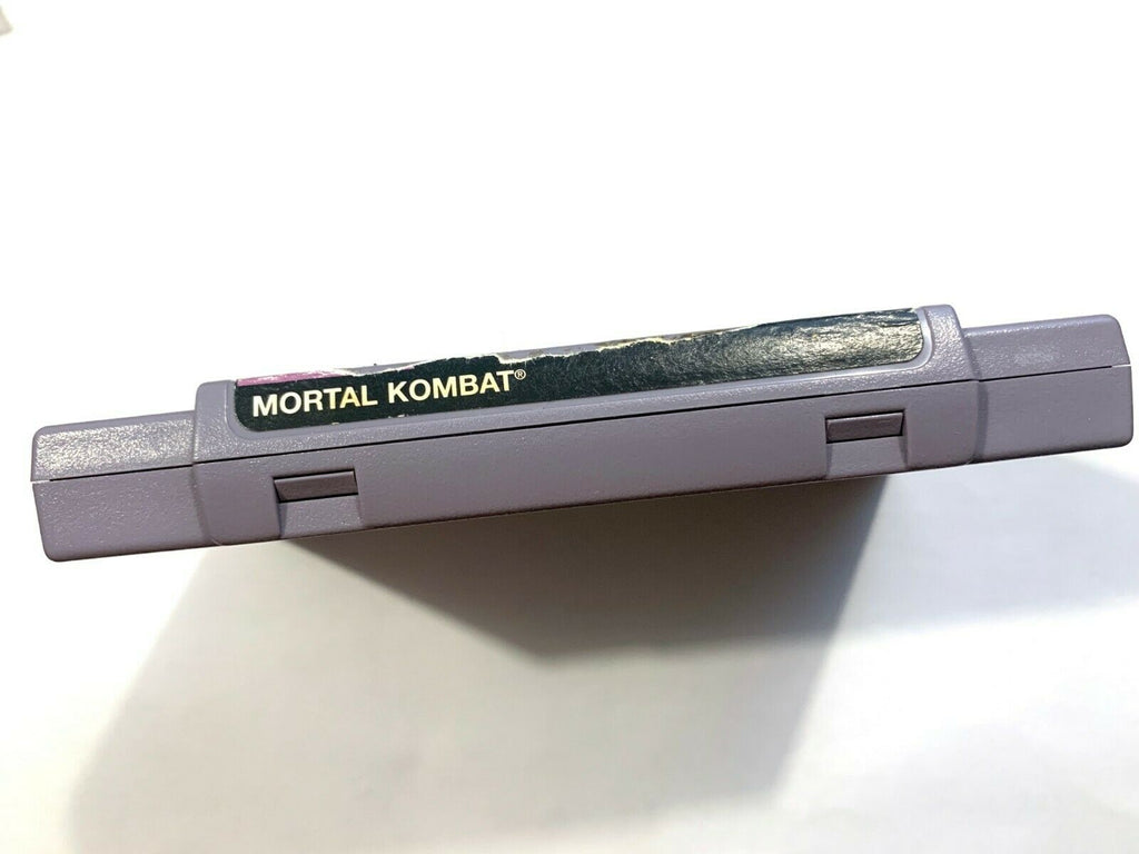 Mortal Kombat - Nintendo SNES Game Tested & Working! Authentic!