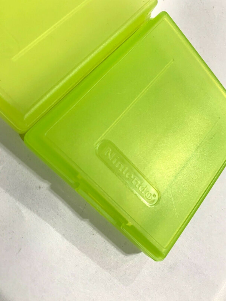 Lot of 3 Green Gameboy Cartridge Cases Has Nintendo Branding *RARE*