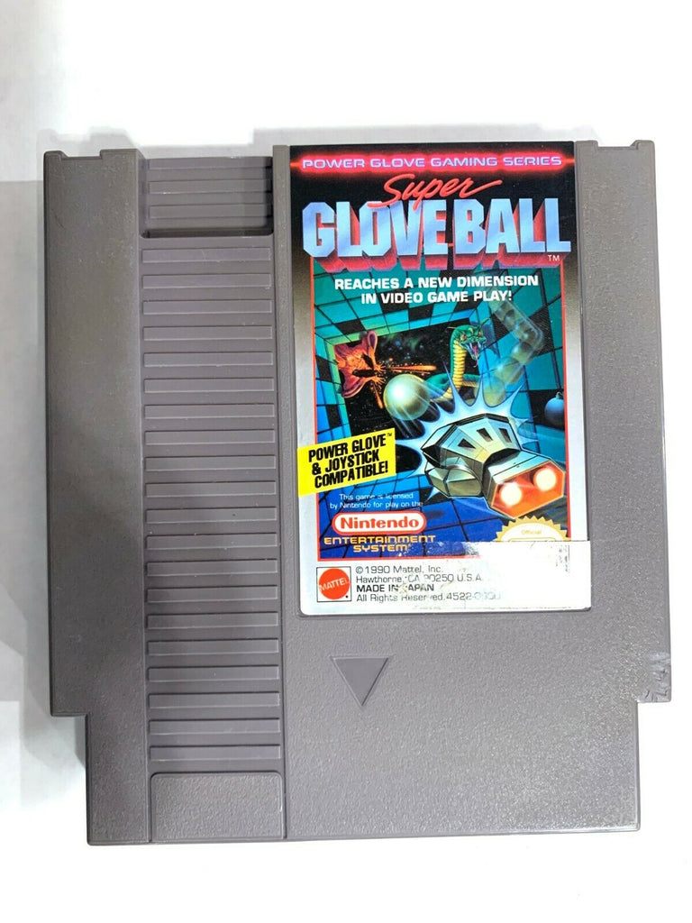 Super Glove Ball ORIGINAL NINTENDO NES GAME Tested + Working & Authentic!