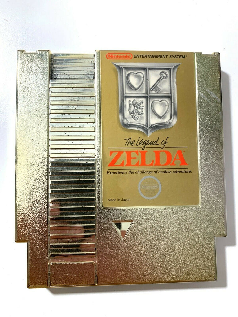 The Legend of Zelda ORIGINAL NINTENDO NES GAME Gold Cartridge Tested + Working!