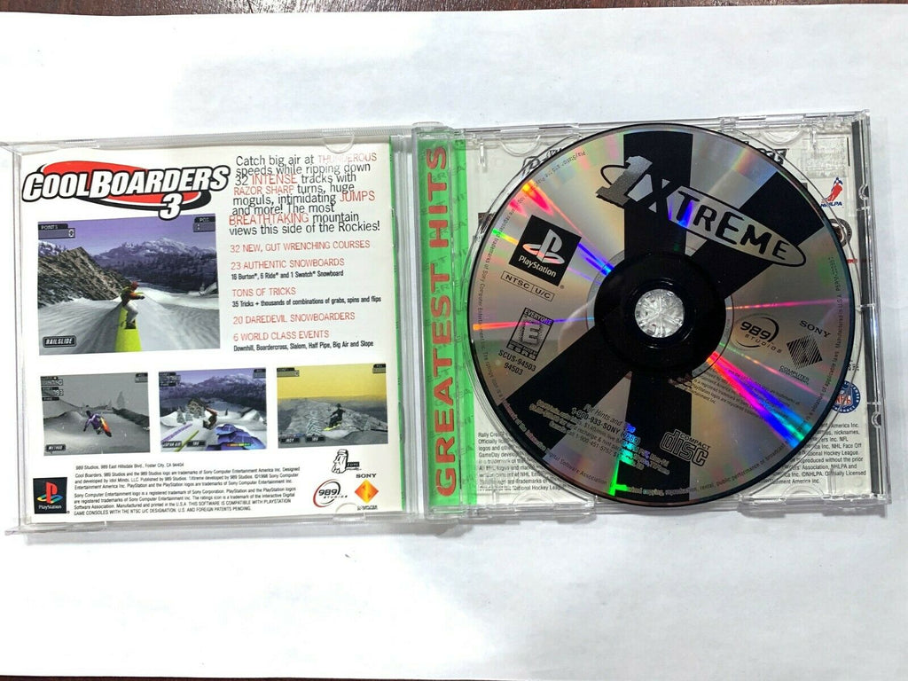 ESPN Extreme Games / 1Xtreme (Sony PlayStation 1 PS1, 1995) COMPLETE CIB Tested!