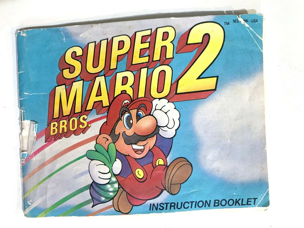 NES Super Mario Bros. 2 Nintendo Original Manual/Instruction Booklet!