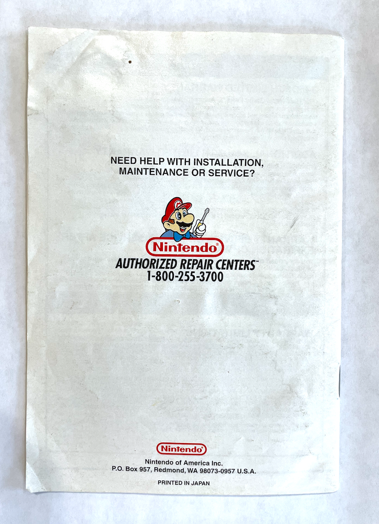 Super Mario 64 Nintendo N64 Instruction Manual Booklet Original Authentic!