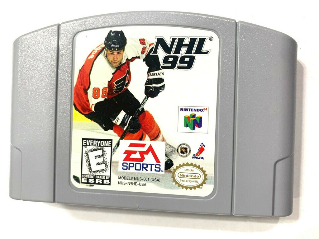 NHL 99 Hockey NINTENDO 64 N64 Game Tested + Working & Authentic!