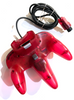 OFFICIAL Nintendo 64 N64 Watermelon Red Funtastic Clear Controller +NEW JOYSTICK