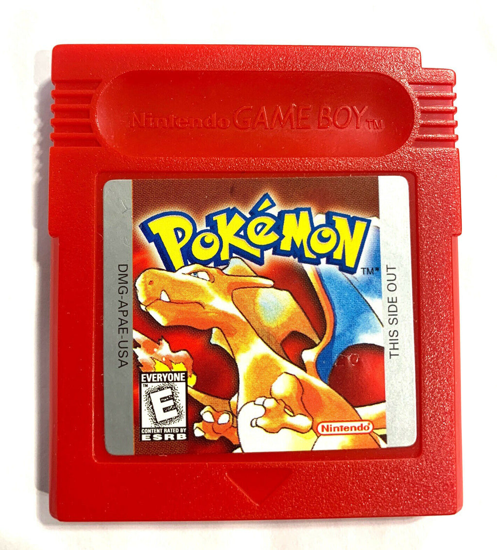 Pokemon Red Nintendo GameBoy Game w/ New Save Batter The Game Island