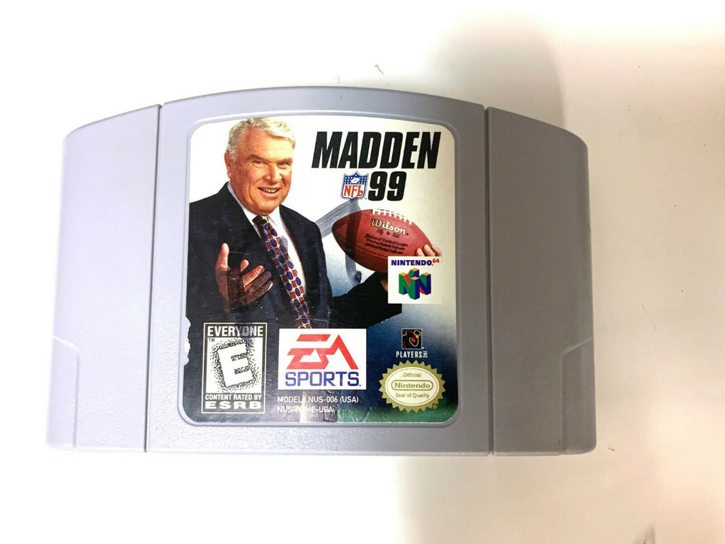 Madden 99 - Nintendo N64 Game Authentic Tested + Working!