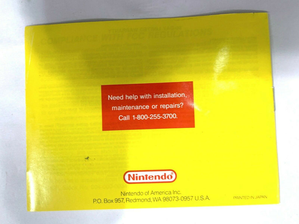 Dr. Mario ORIGINAL Nintendo NES Game Tested w/ Instruction Booklet Manual!
