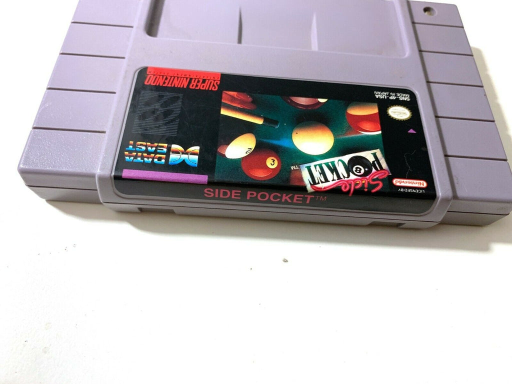Side Pocket SUPER NINTENDO SNES GAME Tested WORKING Authentic!