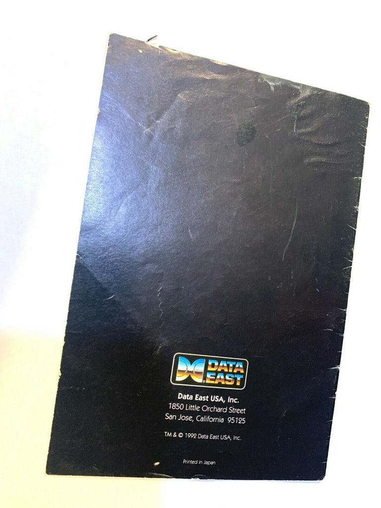 Congos Caper SNES Super Nintendo Instruction Manual Only