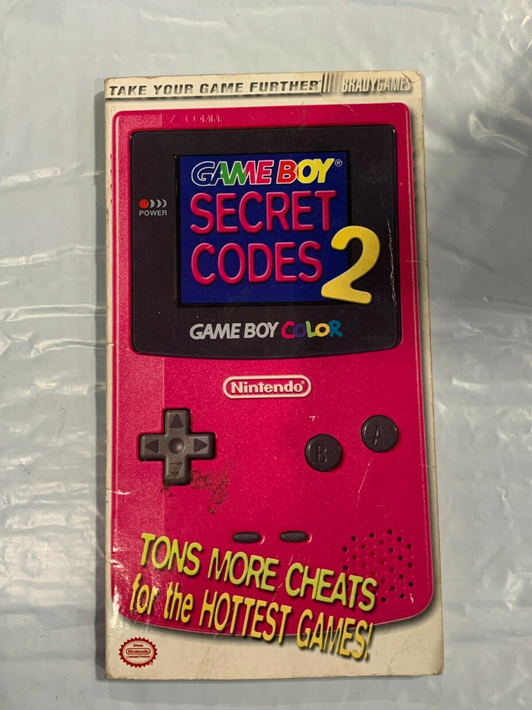Gameboy Secret Codes 2. Gameboy Color. By: Brady Games. 2001