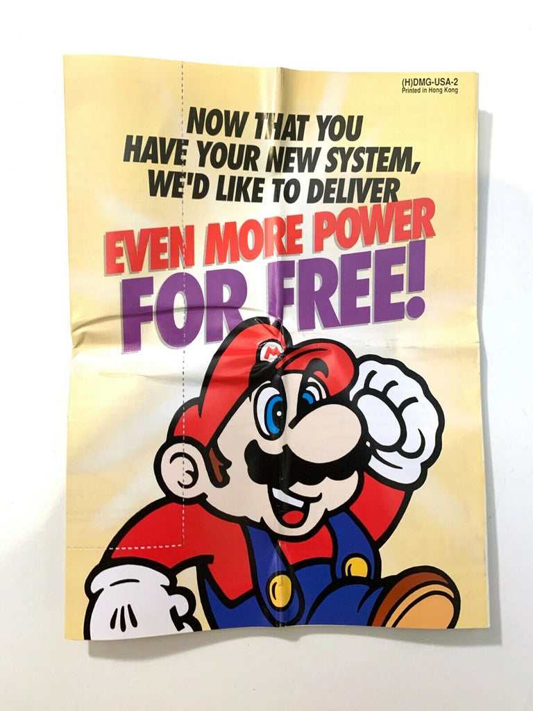 More Power For Free DMG-USA-2 Game Boy Nintendo System Console Insert Only