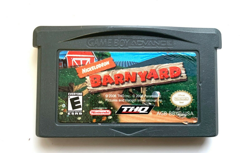 BARNYARD NINTENDO GAME BOY ADVANCE SP GBA Game Tested + Working!