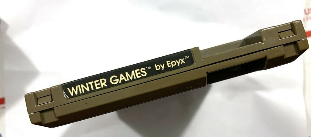 Winter Games ORIGINAL NINTENDO NES GAME Tested + Working & Authentic!