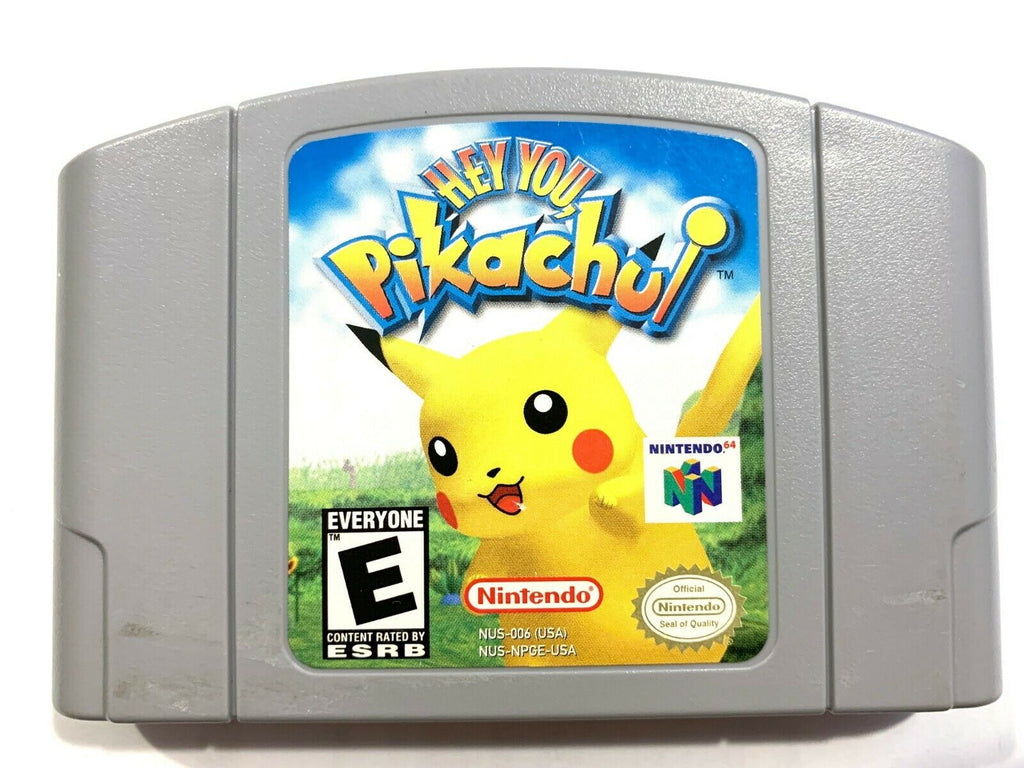Hey You Pikachu ORIGINAL NINTENDO 64 N64 Game Tested + Working & AUTHENTIC!