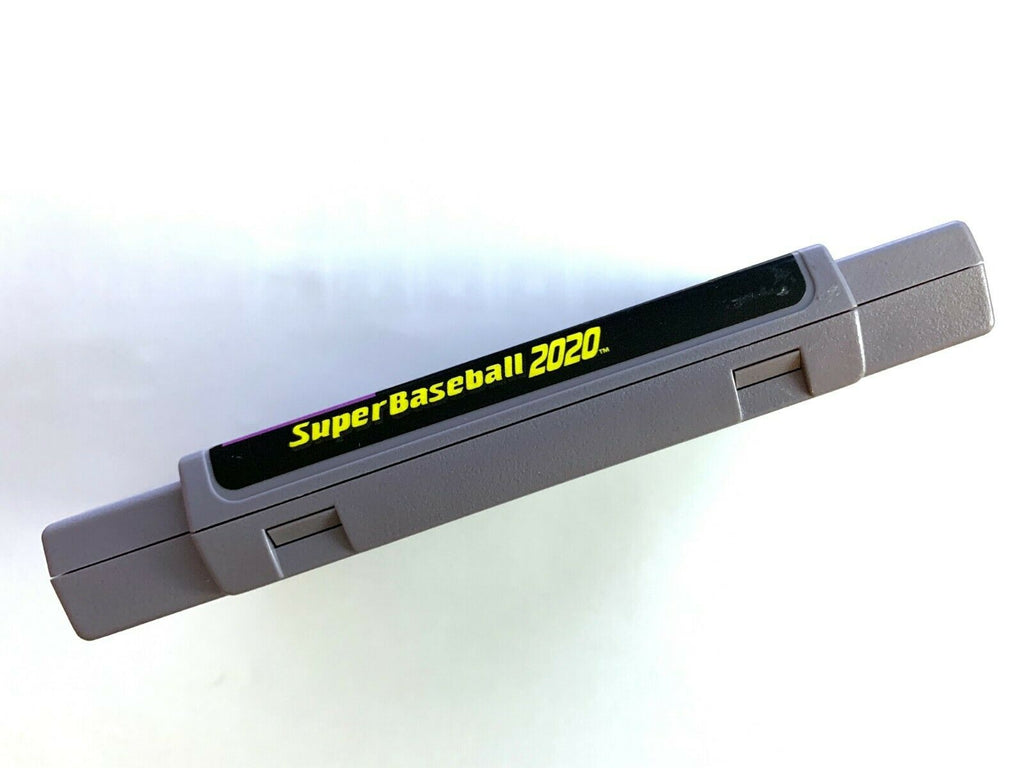 Super Baseball 2020 SUPER NINTENDO SNES Game - Tested - Working & Authentic!