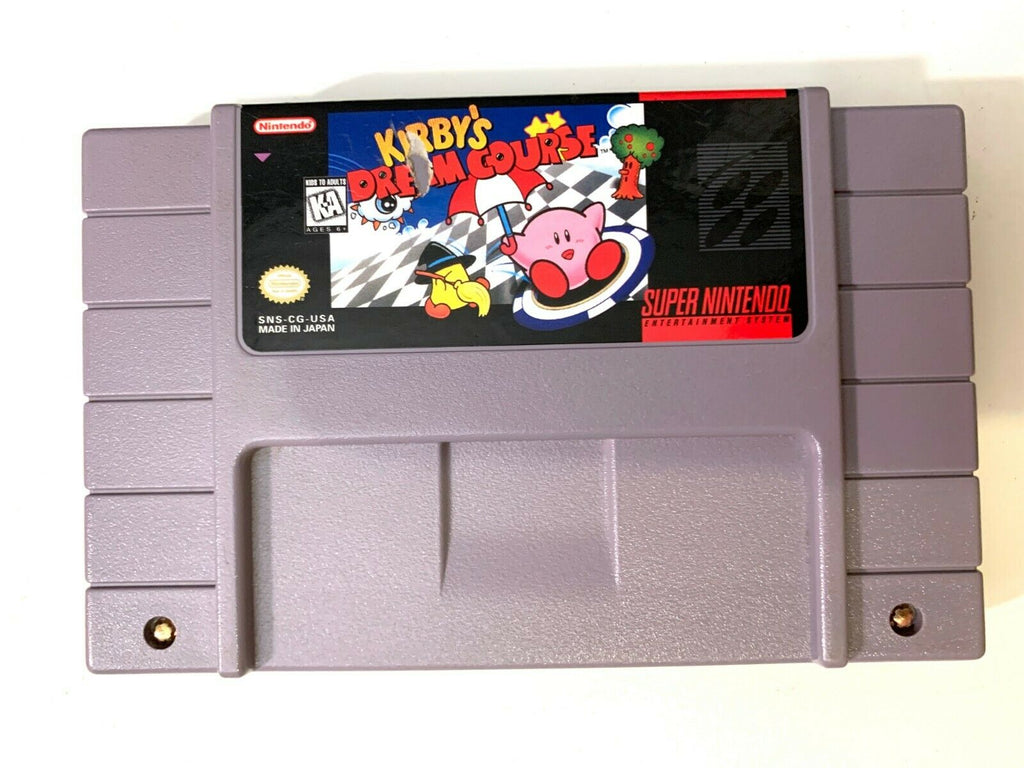 Kirby's Dream Course SUPER NINTENDO SNES GAME Tested + Working & Authentic!