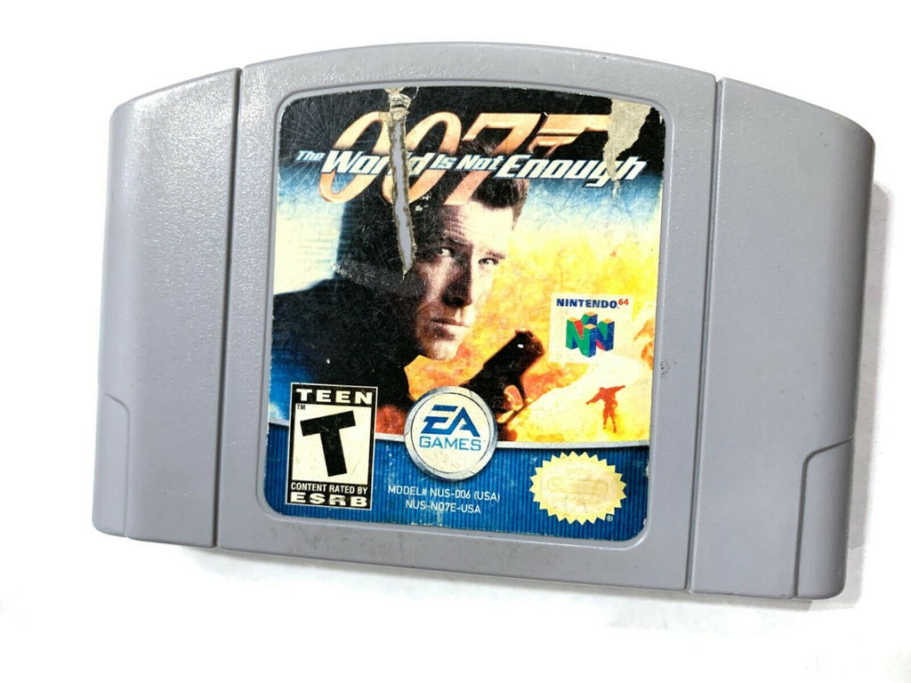 007 The World Is Not Enough - N64 James Bond Game Gray Tested Working Authentic!