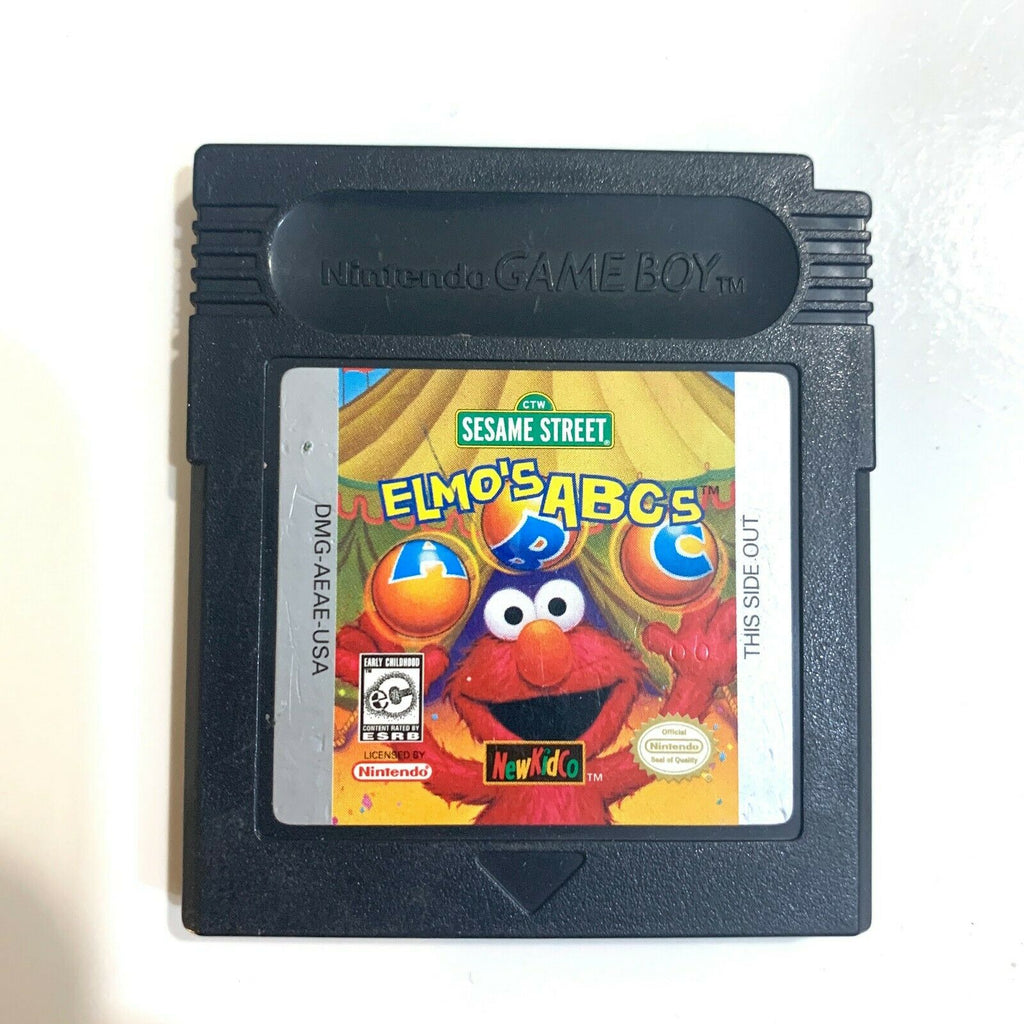 Sesame Street Elmo's Abcs - Game Boy Color Game - Tested - Working - Authentic!