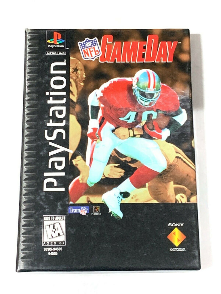 NFL GameDay (Sony PlayStation 1 1996) Long Box PS1 Complete! TESTED Original CIB