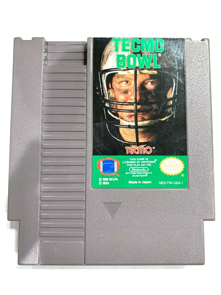 **Tecmo Bowl - Original Nintendo NES Game Tested + Working & Authentic!**