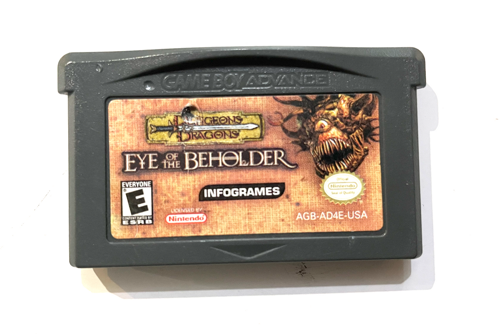 Dungeons & Dragons: Eye of the Beholder NINTENDO GAMEBOY ADVANCE GBA Tested