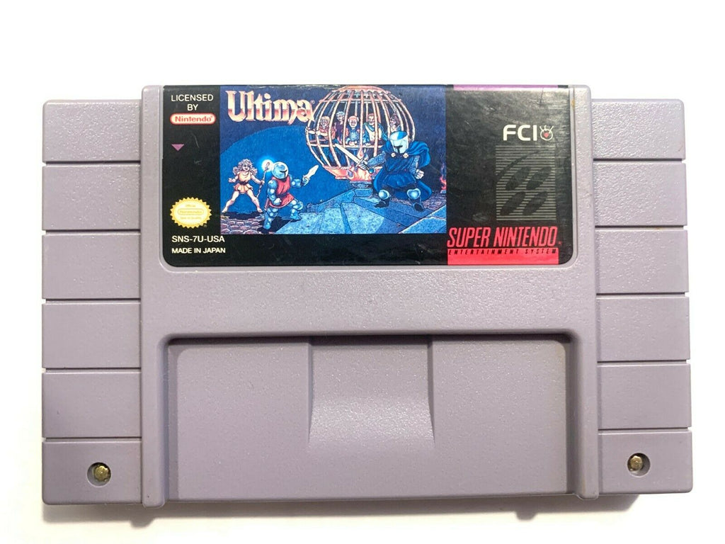 Ultima: Runes of Virtue II SUPER NINTENDO SNES GAME Tested + Working & Authentic