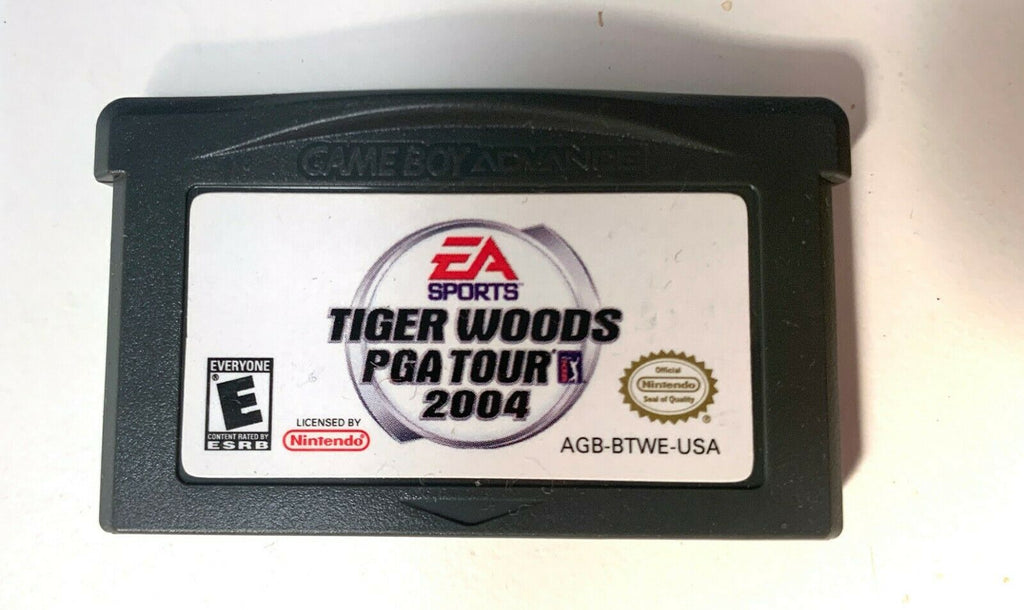 TIGER WOODS PGA Tour 2004 Nintendo GAMEBOY ADVANCE GBA Tested! Working