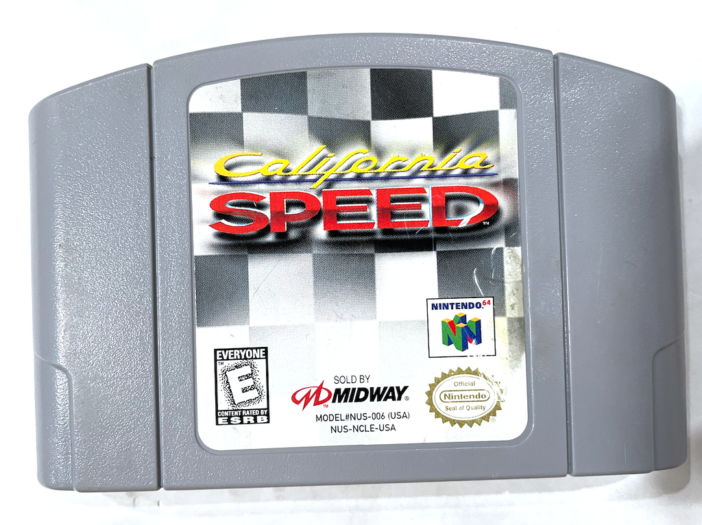 California Speed NINTENDO 64 N64 GAME Tested ++ WORKING ++ AUTHENTIC!