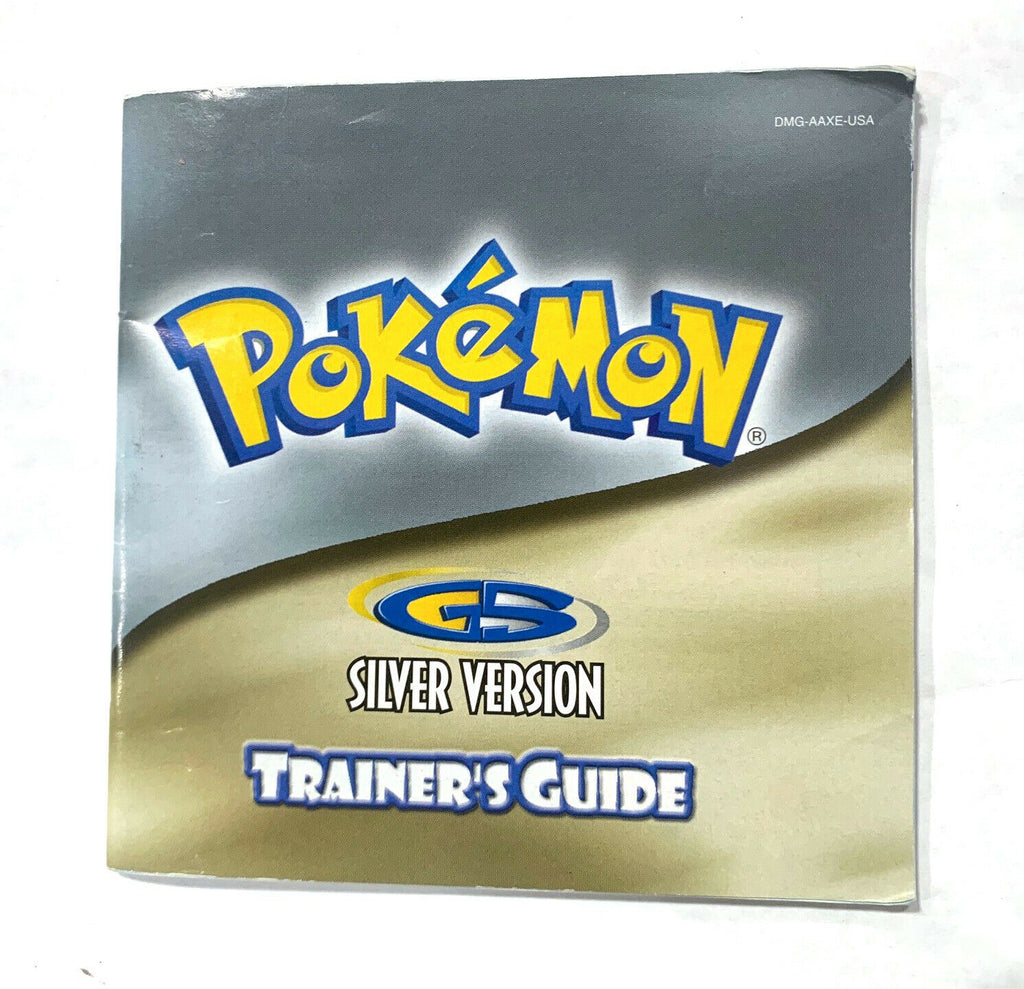 Pokemon Silver Version Trainers Guide Instruction Manual Booklet Book Only!