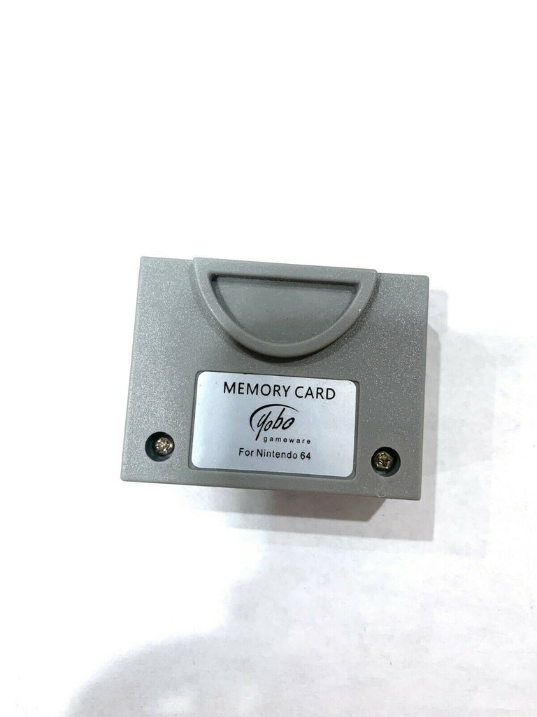 YOBO Gray 256KB Nintendo 64 N64 Controller Pak Memory Card Save Games!