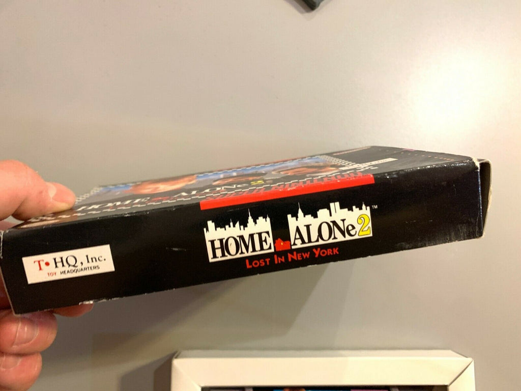 Home Alone 2 Lost in New York Super Nintendo SNES w/ Box & Tray! NO GAME!