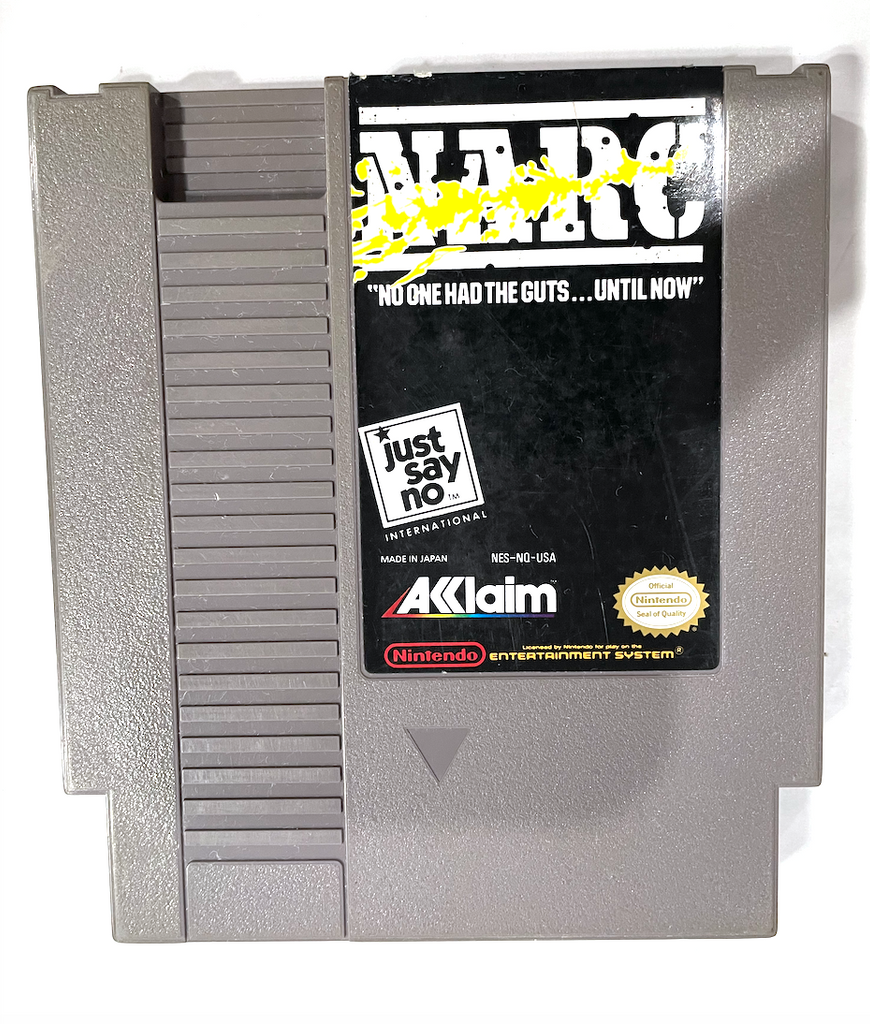 NARC Original Nintendo NES Game Tested + Working & Authentic!