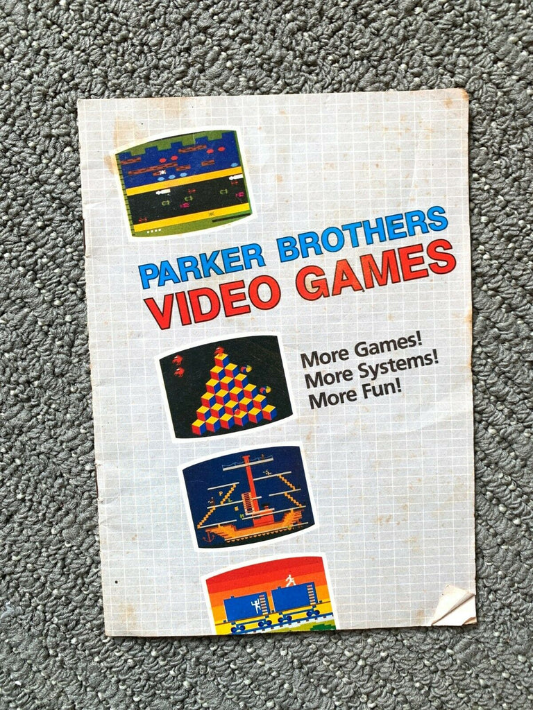 Vintage 1983 Parker Brothers Video Games More Systems More Fun Catalog 21 Games