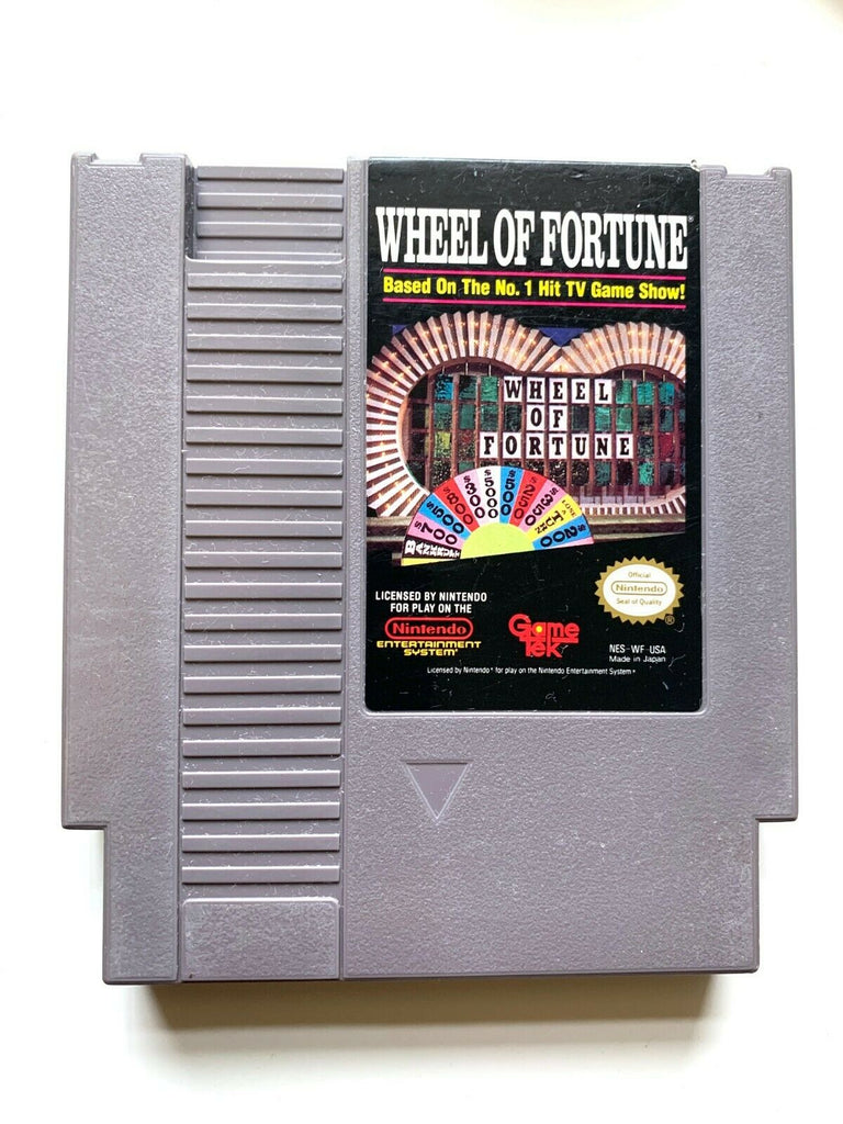 Wheel Of Fortune - ORIGINAL NES Nintendo Game Tested + Working & Authentic!