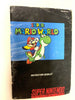 Super Mario World Super Nintendo Instruction Manual Booklet NO SNES GAME!