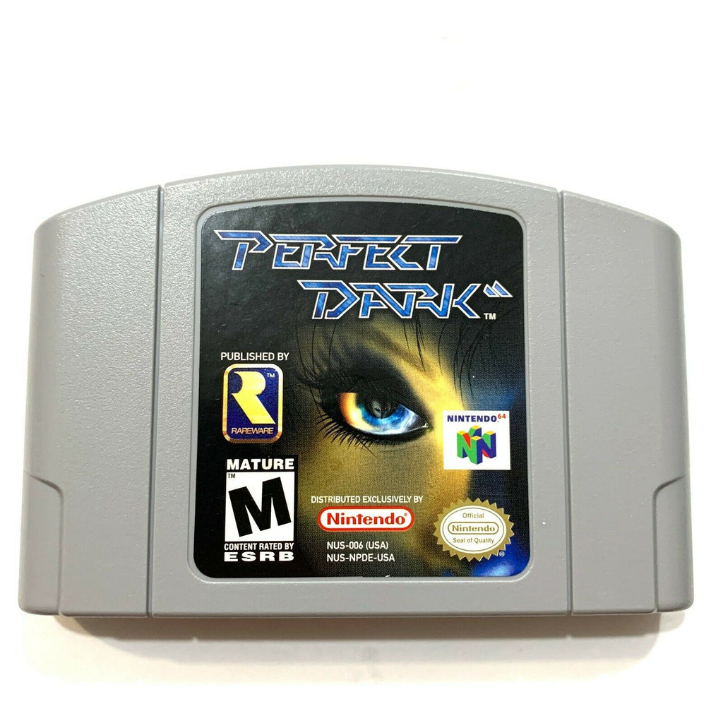 AUTHENTIC! Perfect Dark - Nintendo 64 N64 Game - Tested - Working