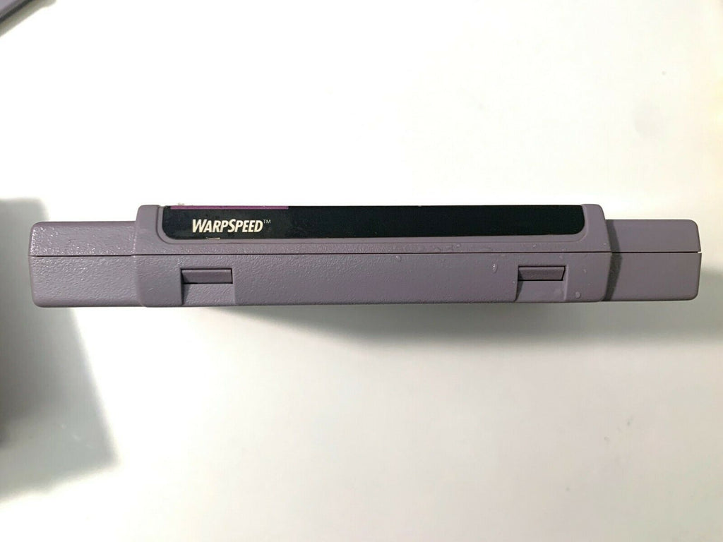 WarpSpeed Super Nintendo SNES Game TESTED Working & Authentic!