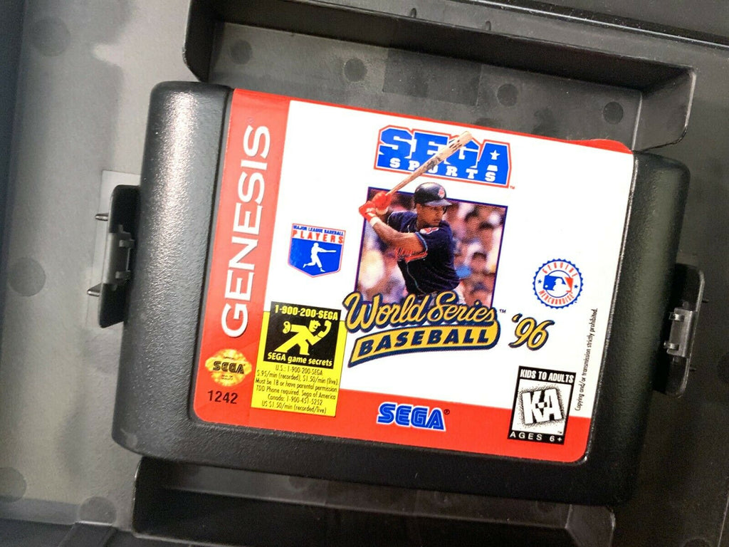 World Series Baseball Complete & 96 (Sega Genesis, 1994) Tested + Working CIB