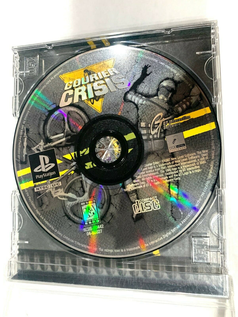Courier Crisis SONY PLAYSTATION 1 PS1 Game Tested + Working!