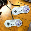 Super Nintendo SNES Console w/ OEM Controllers + w/ Mario Kart & Donkey Kong