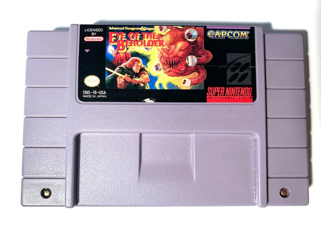 ***Dungeons & Dragons Eye of the Beholder Super Nintendo SNES Genuine Authentic