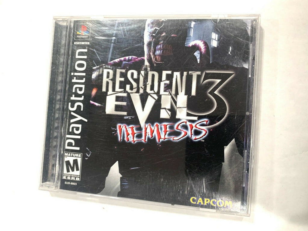 Resident Evil 3 Nemesis SONY PLAYSTATION 1 PS1 Game COMPLETE CIB Black Label